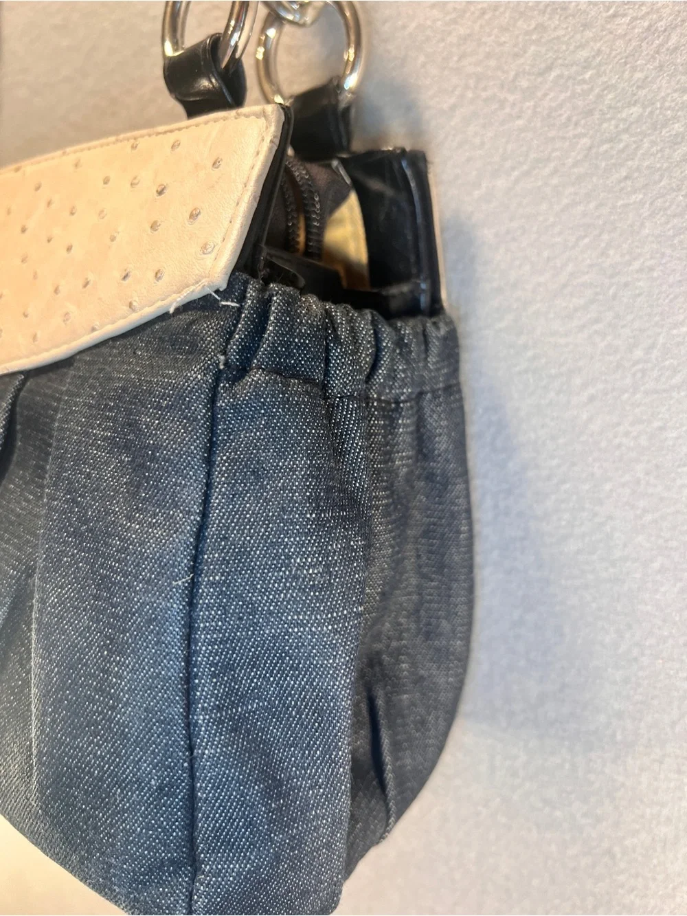 Miche Classic Deniece Retired Dark Denim Chain Handle Bag
